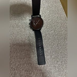 MVMT CLASSIC 45MM CHRONOGRAPH WATCH IN BLACK STAINLESS STEEL. D-MC01BB